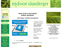 Tablet Screenshot of indoor-gardener.com